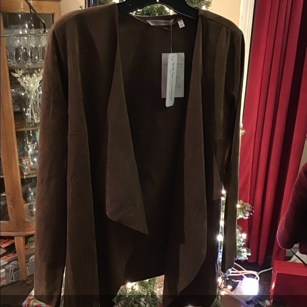 NWT Soft Surroundings Waterfall Jacket